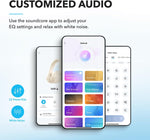 by Anker Q20I Hybrid Active Noise Cancelling Headphones, White