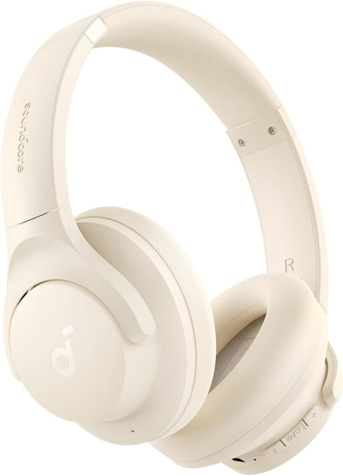 by Anker Q20I Hybrid Active Noise Cancelling Headphones, White