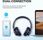 by Anker Q20I Hybrid Active Noise Cancelling Headphones, Blue