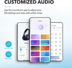 by Anker Q20I Hybrid Active Noise Cancelling Headphones, Blue