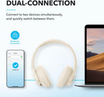 by Anker Q20I Hybrid Active Noise Cancelling Headphones, White