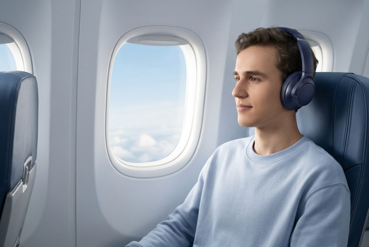 Headphones while traveling